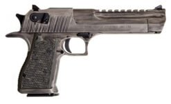 Buy Magnum Research Apocalyptic Desert Eagle Mark XIX Pistol DE50WMD, 50 AE, 6", G10 Grip, Distressed Matte White, 7 Rd Online • MRA