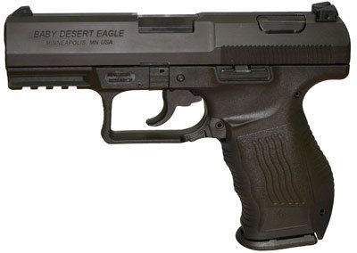 Buy Magnum Research Baby Desert Eagle Pistol BEFA915F, 9mm, 4 in, Polymer Grip, Black Oxide Finish, 15 Rd Online • MRA