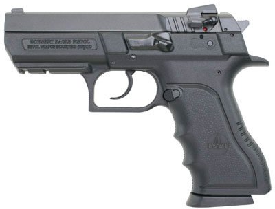Buy Magnum Research Baby Eagle II Semi-Auto Pistol BE9413RSL, 40 S&W, 3.93 in Semi-Compact, Black High Impact Nylon Grip, Black Finish, 13 Rd...