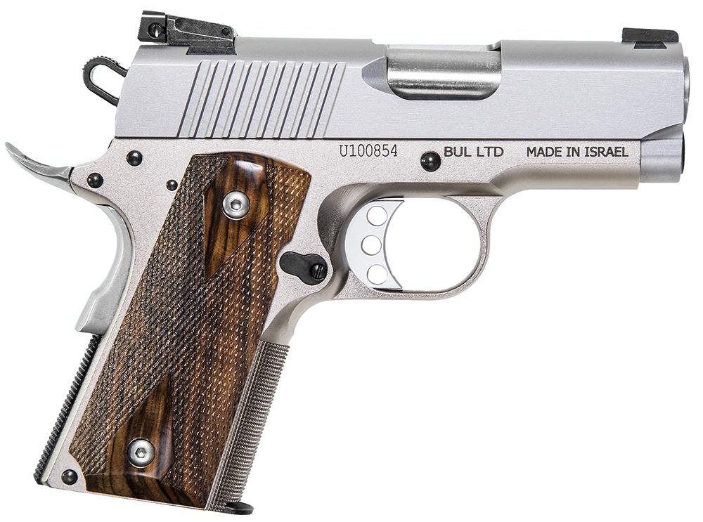 Buy Magnum Research Desert Eagle 1911 Undercover Pistol DE1911USS, 45 ACP, 3", Wood Grips, Stainless Finish, 6 Rds Online • MRA