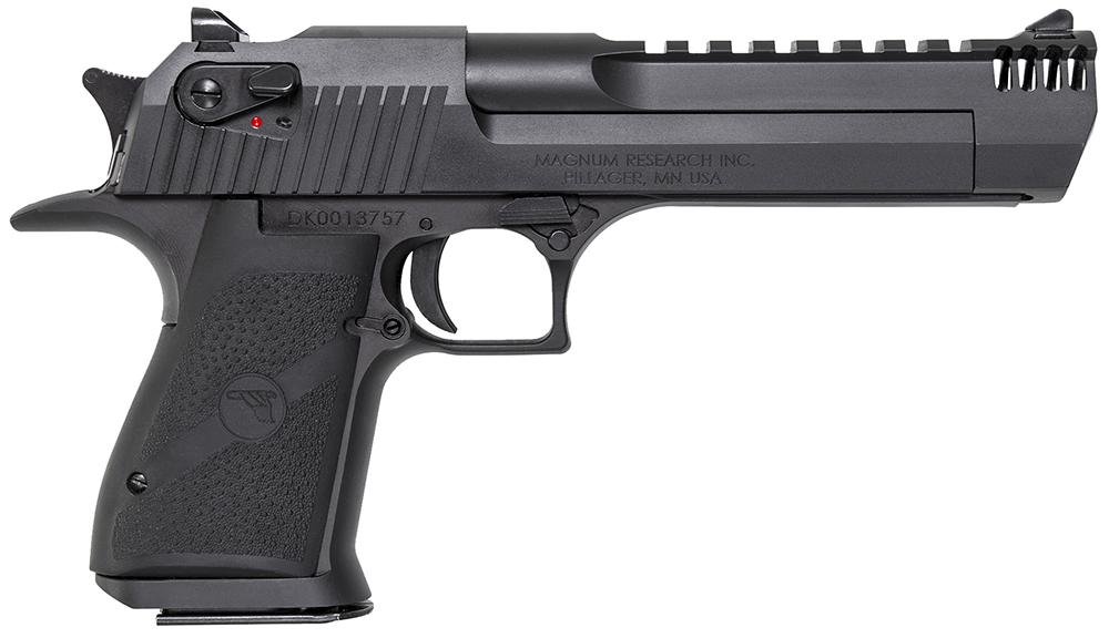 Buy Magnum Research Desert Eagle Mark XIX Pistol DE357IMB, 357 Mag, 6", Black Synthetic Grips, Black Finish, 9 Rds Online • MRA