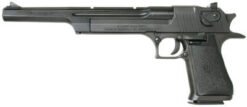 Buy Magnum Research Desert Eagle Mark XIX Pistol DE4410, 44 Rem Mag, 10", Black Rubber Grip, Black Steel Finish, 8 Rd Online • MRA