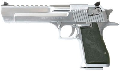 Buy Magnum Research Desert Eagle Mark XIX Pistol DE44BC, 44 Rem Mag, 6 in BBL, Black Rubber Grip, Bright Chrome Finish, 8 Rd Online • MRA