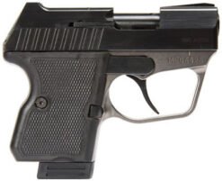 Buy Magnum Research Micro Semi-Auto Pistol ME380NB, 380 ACP, 2.22 in, TBA Grip, Nickel/Blue Finish, 6 Rd Online • MRA